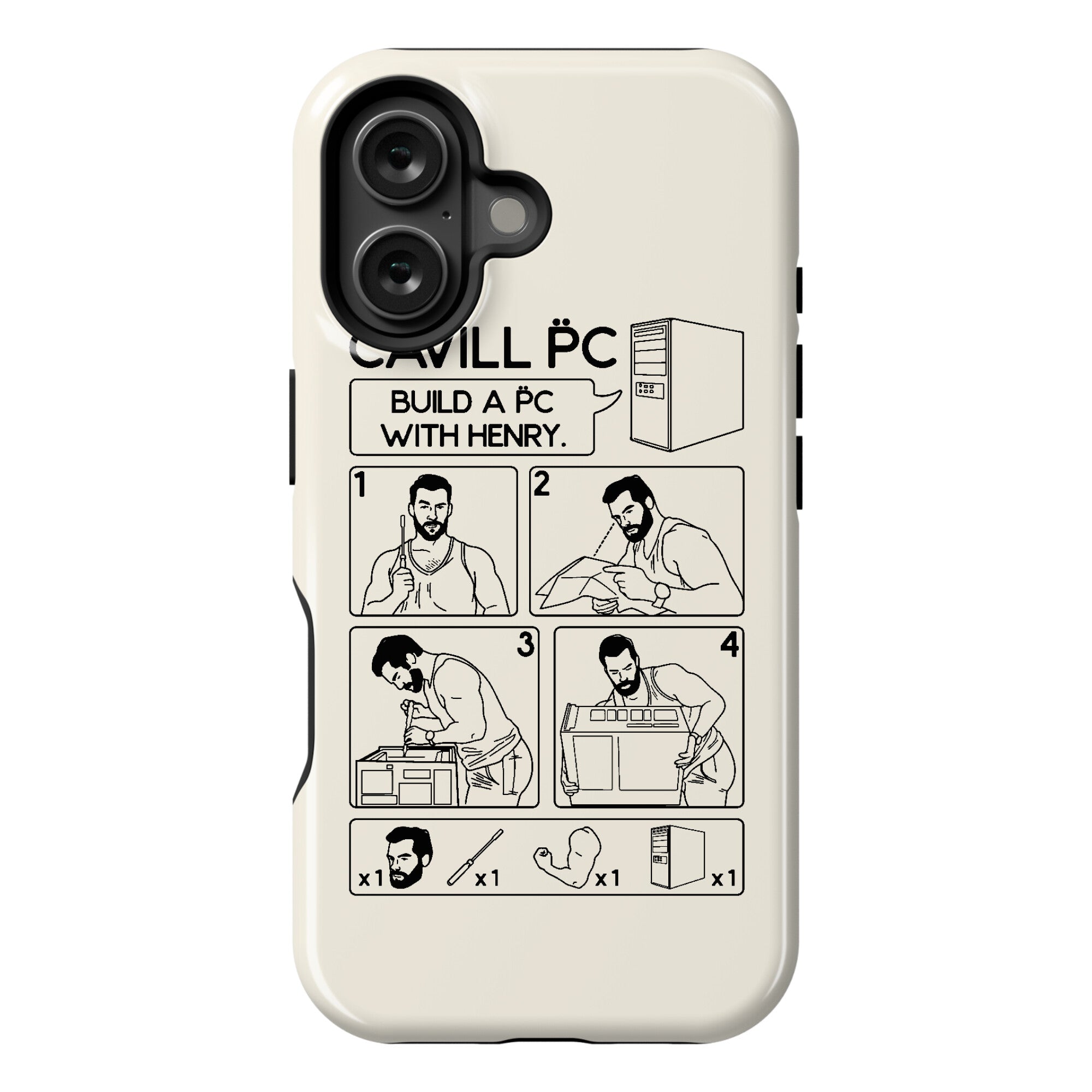 Cavill PC Parody Phone Case